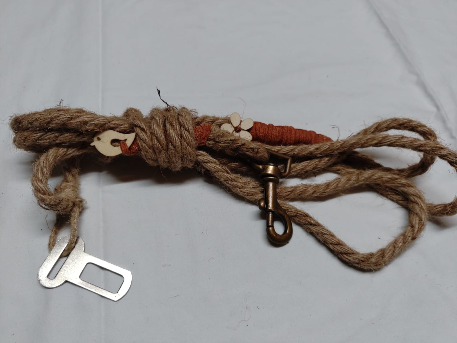 laisse chanvre naturel